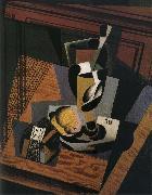 Juan Gris The still lief having cut and tobacco oil